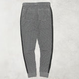 Men's Patterned Sweatpants With Side Stripe