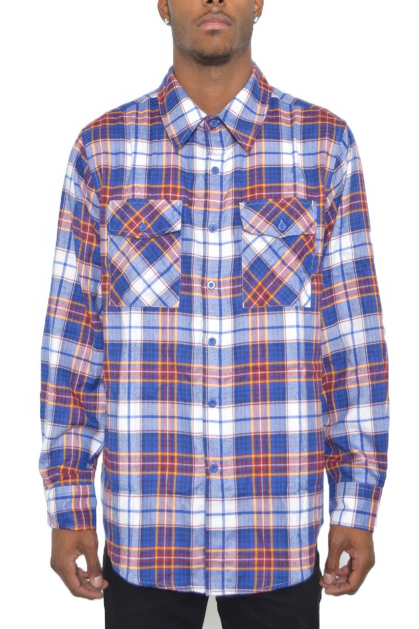 New Arrival – Regular Fit Checker Plaid Flannel Long Sleeve – New Arrival Now Live
