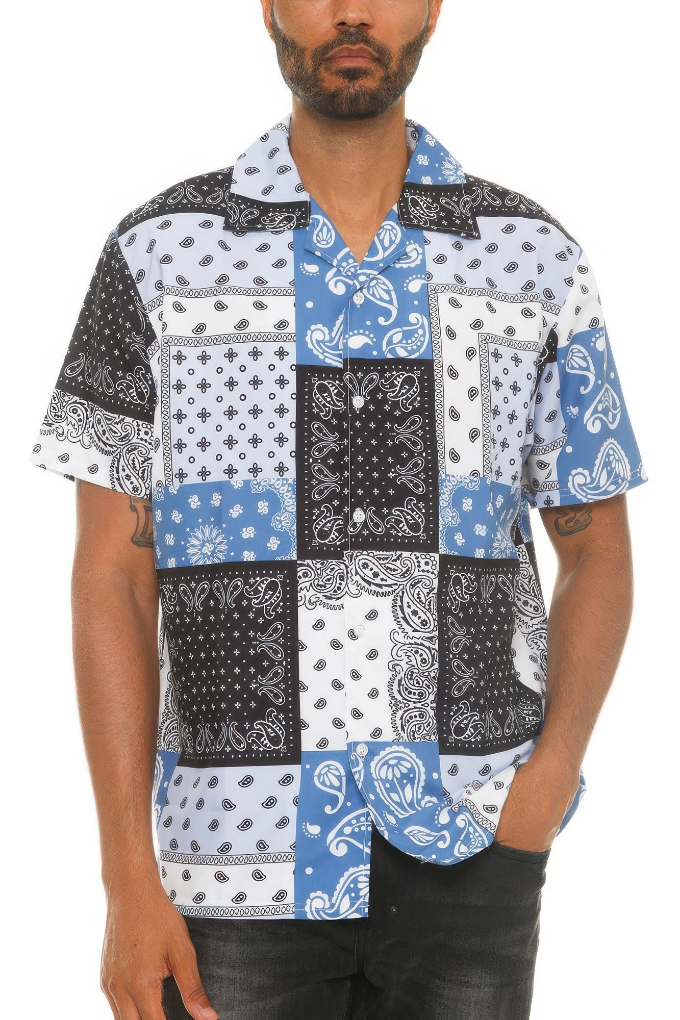 New Arrival – Mens Collared Print Button Down – New Arrival Now Live