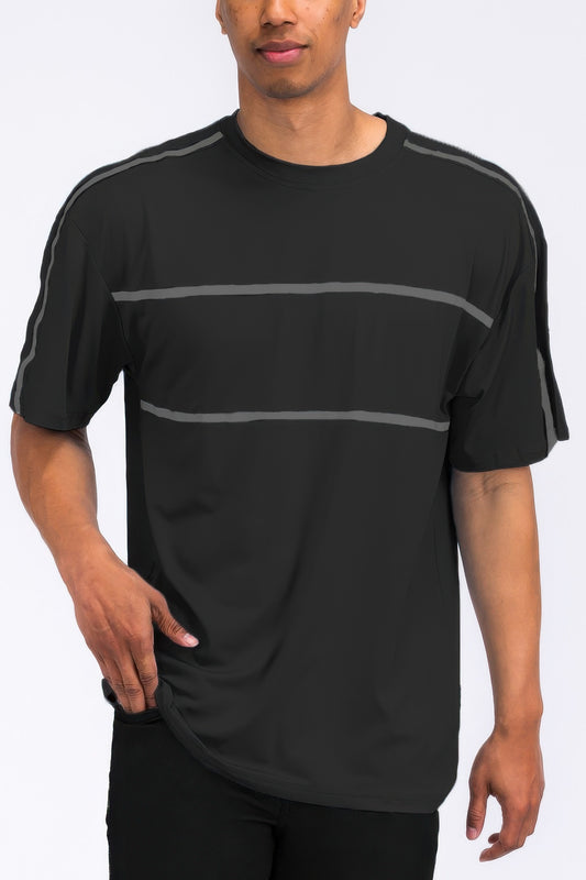 New Arrival – Round Neck Tape Stripe Tshirt – New Arrival Now Live