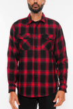 Full Plaid Checkered Flannel Long Sleeve