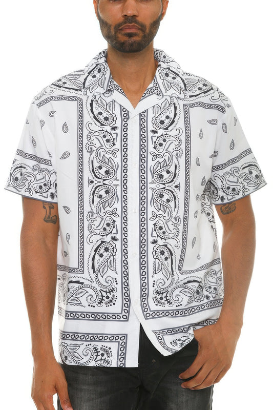 New Arrival – Mens Collared Print Button Down – New Arrival Now Live