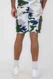 Mens Full Camo Sweat Shorts