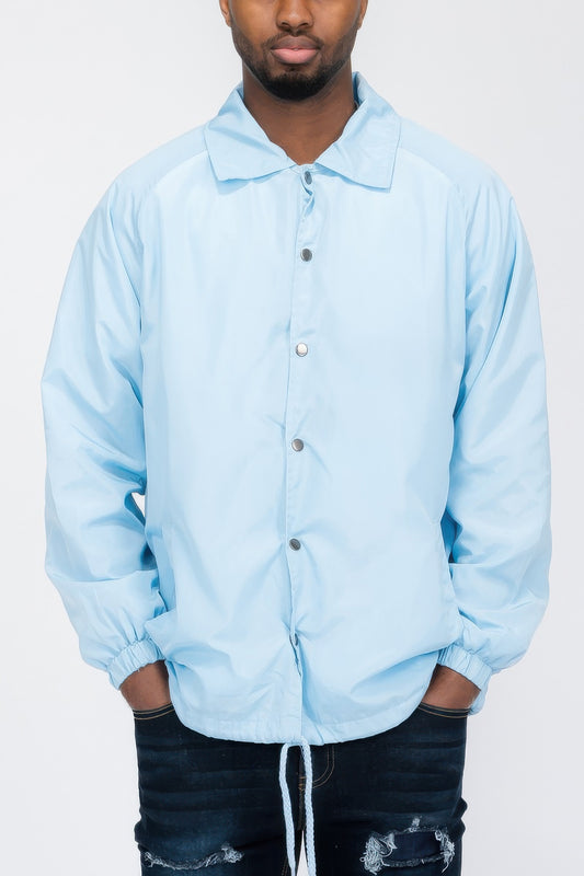 New Arrival – Men's Casual Windbreaker Coaches Jacket – New Arrival Now Live