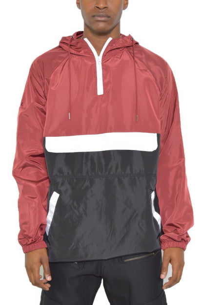 New Arrival – Color Block Anorak Jacket Pullover Windbreaker – New Arrival Now Live