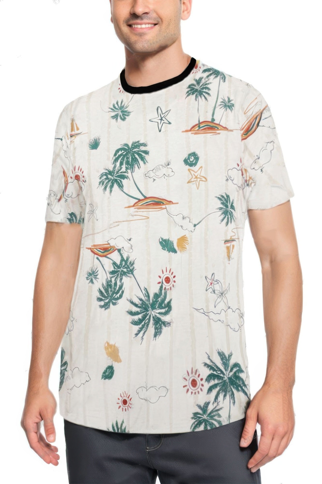 New Arrival – Allover Print Short Sleeve Tshirt – New Arrival Now Live