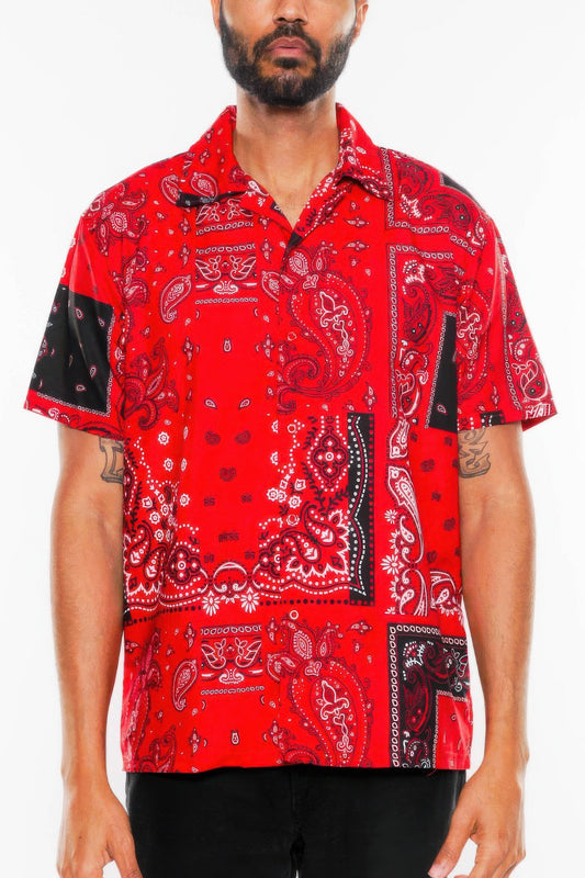 New Arrival – Mens Collared Print Button Down – New Arrival Now Live