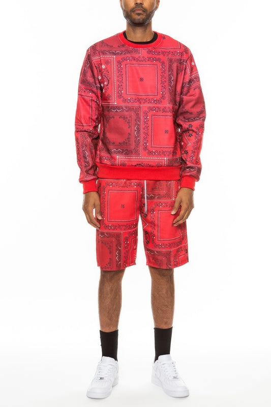 New Arrival – Mens Paisley Bandana Print Shorts – New Arrival Now Live