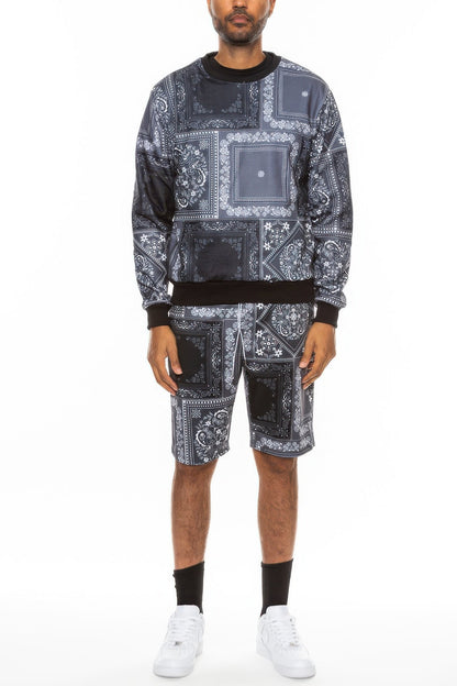 Mens Paisley Bandana Print Shorts – New Arrival Now Live