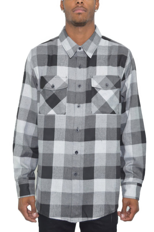 New Arrival – Long Sleeve Checkered Flannel – New Arrival Now Live