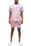 Tye Dye Shirt And Short Set