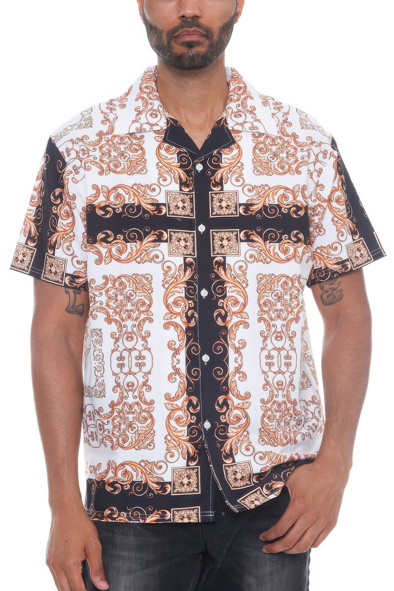 New Arrival – Mens Collared Print Button Down – New Arrival Now Live