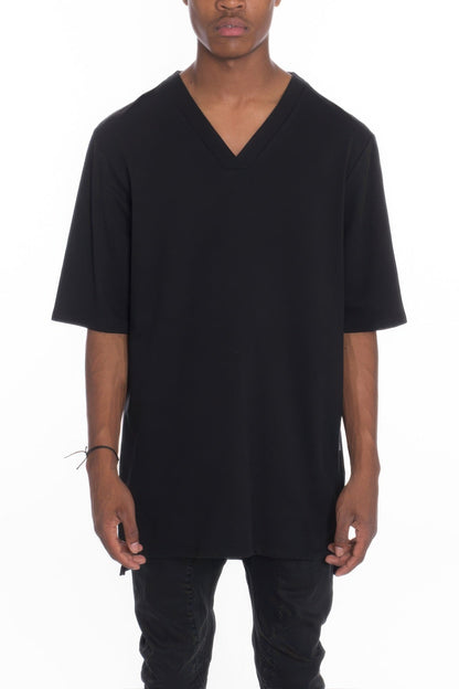 Mens Cotton Vneck French Terry Tshirt – New Arrival Now Live