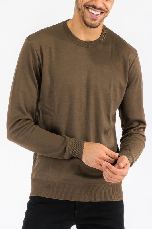 New Arrival – Solid Color Round Neck Sweater – New Arrival Now Live