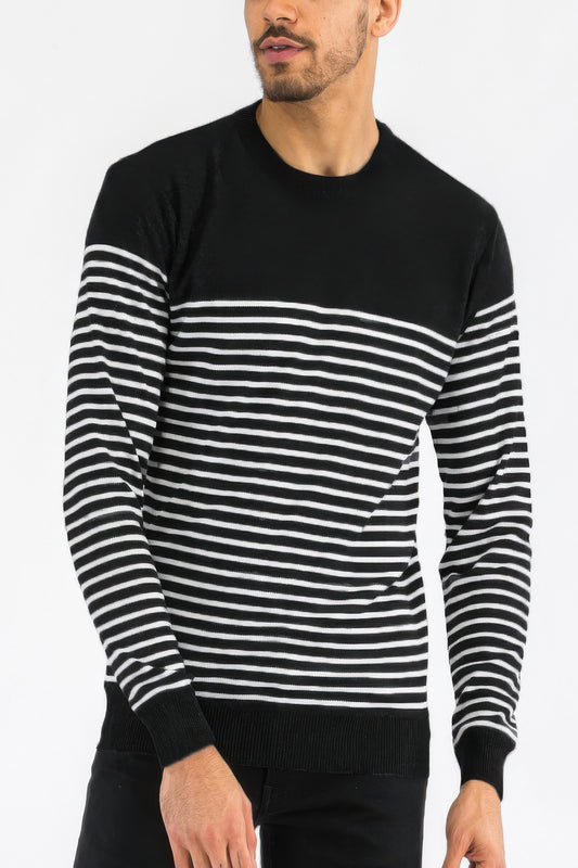 New Arrival – Round Neck Striped Sweater – New Arrival Now Live