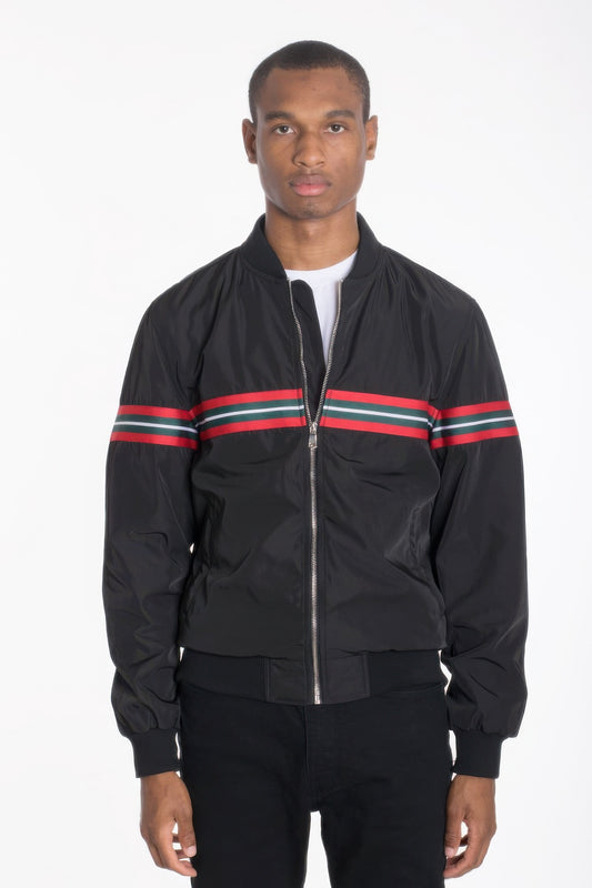 New Arrival – Luxury Woven Taped Bomber Jacket – New Arrival Now Live