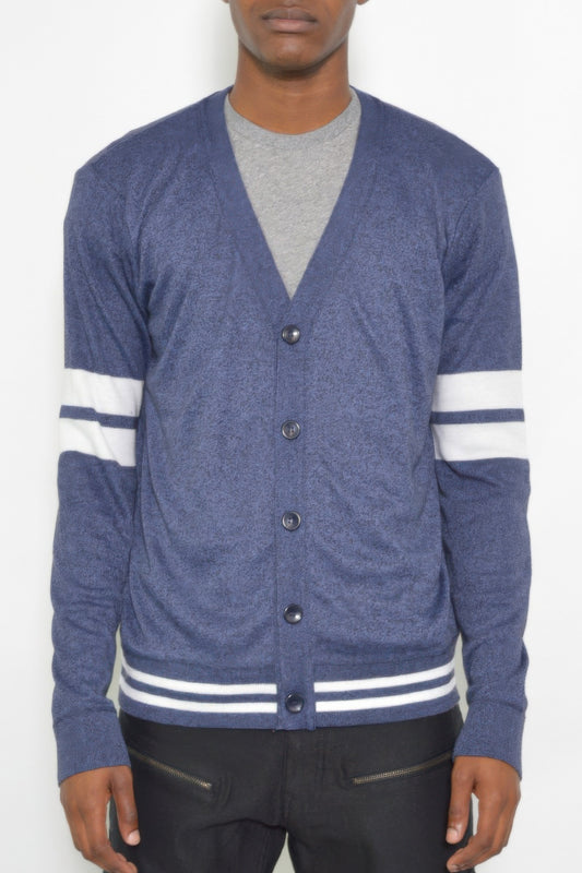New Arrival – Mens Two Stripe Button Cardiganirt – New Arrival Now Live