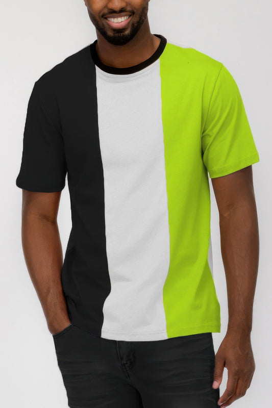 New Arrival – Mens Color Block T Shirt – New Arrival Now Live