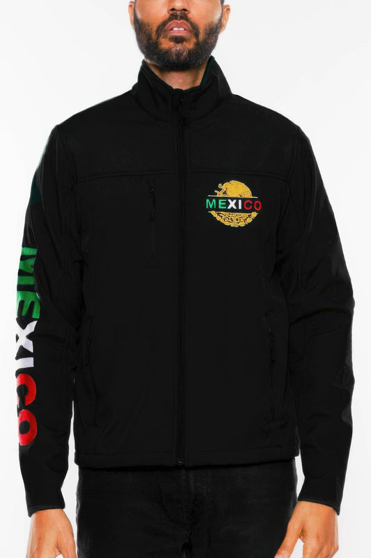New Arrival – Mexico Embroidered Soft Shell Jacket – New Arrival Now Live