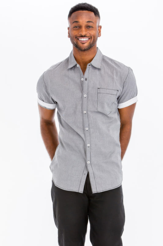 New Arrival – Men's Casual Short Sleeve Solid Shirts – New Arrival Now Live