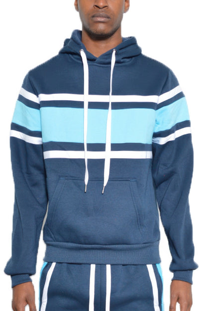 New Arrival – Solid With Three Stripe Pullover Hoodie – New Arrival Now Live