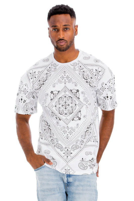 New Arrival – Bandana Print All Over T-shirt – New Arrival Now Live