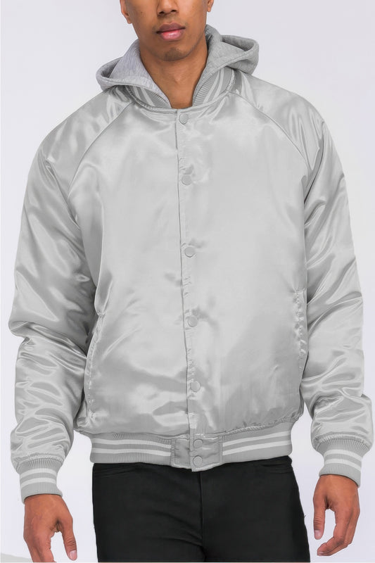 New Arrival – Satin Varsity Bomber Jacket – New Arrival Now Live
