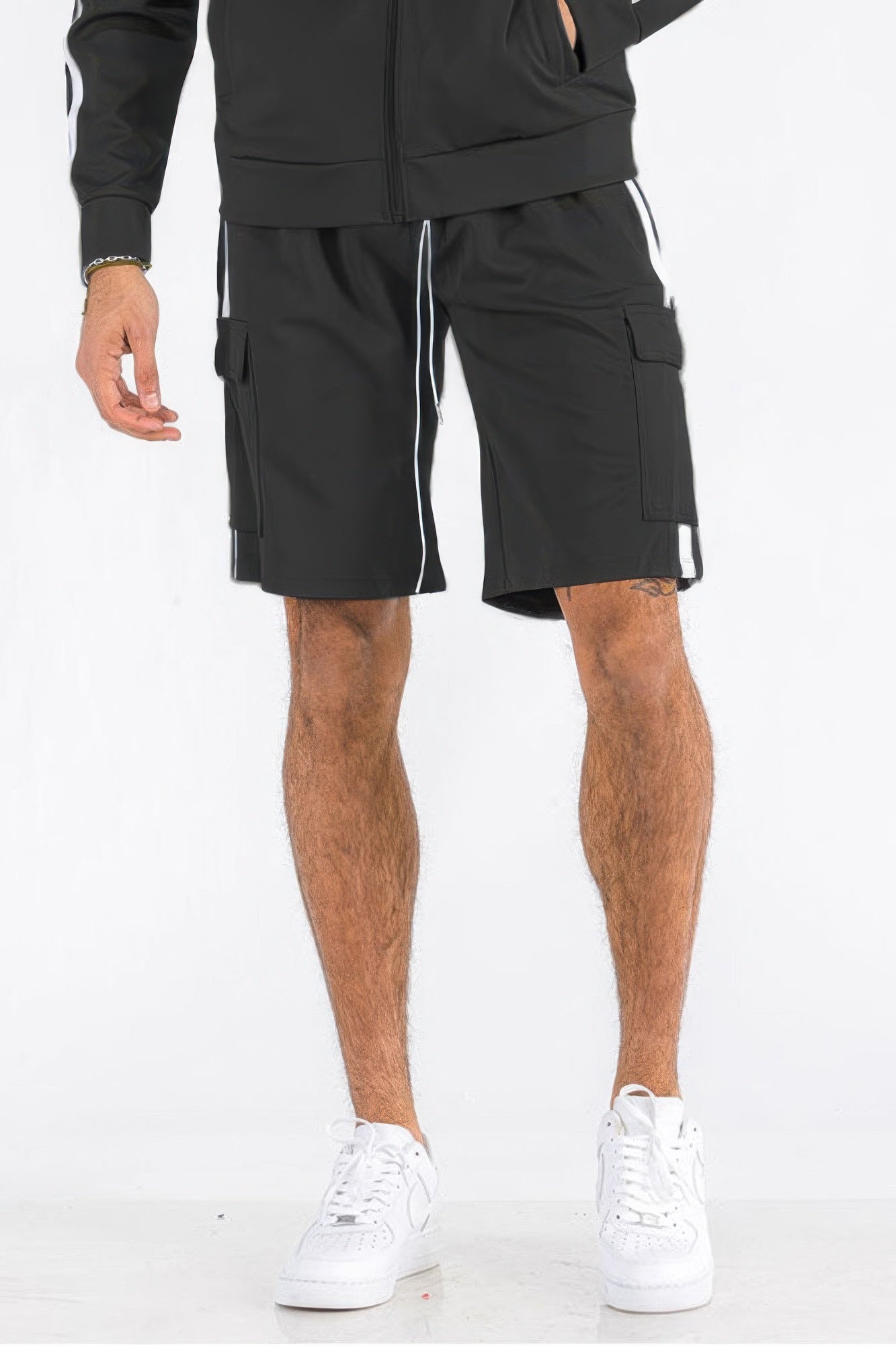 New Arrival – Two Stripe Cargo Pouch Shorts – New Arrival Now Live