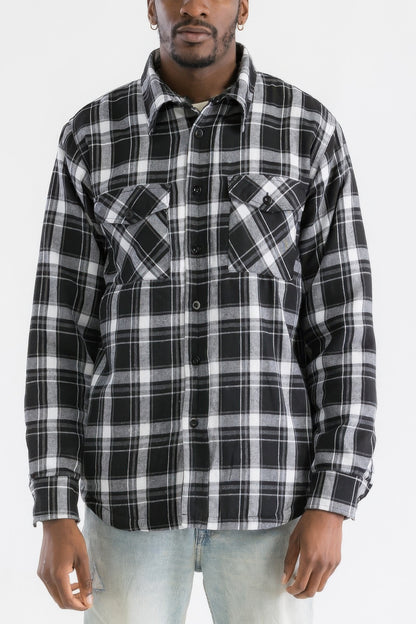 New Arrival – Mens Quilted Padded Flannel – New Arrival Now Live