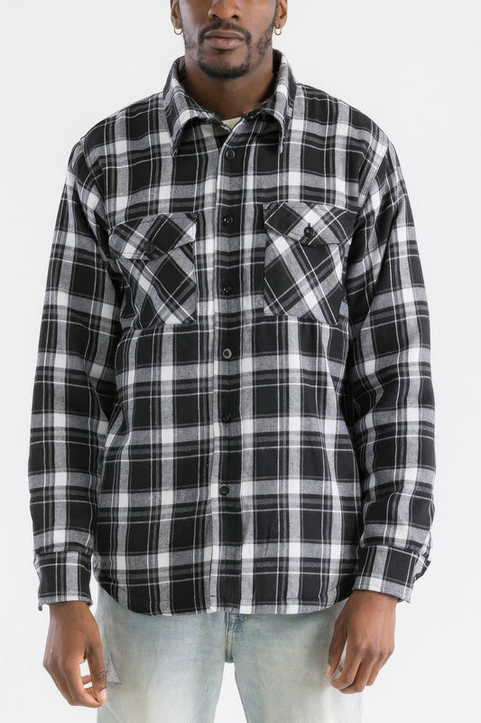 New Arrival – Mens Quilted Padded Flannel – New Arrival Now Live
