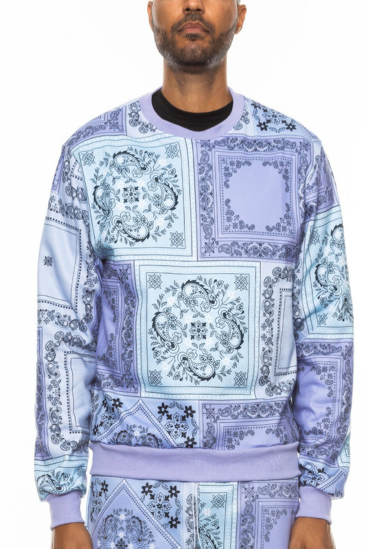 New Arrival – Paisley Bandana Print Crewneck – New Arrival Now Live