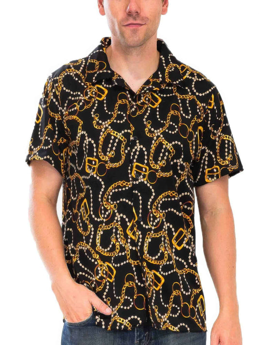 New Arrival – Mens String Bead Status Button Down – New Arrival Now Live