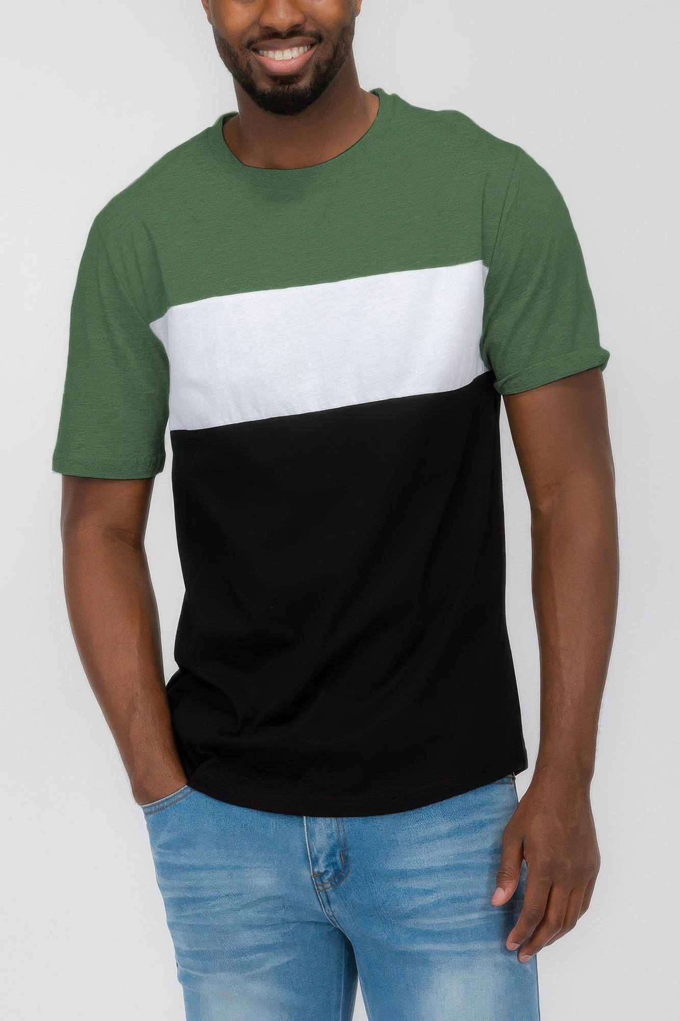 New Arrival – Mens Color Block Short Sleeve Tshirt – New Arrival Now Live
