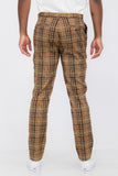 Mens Plaid Trouser Pants