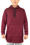 Quilted Pullover Hoodie Sweatshirts