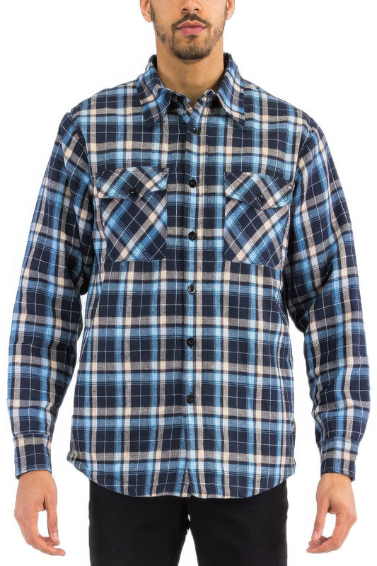 New Arrival – Mens Quilted Padded Flannel – New Arrival Now Live
