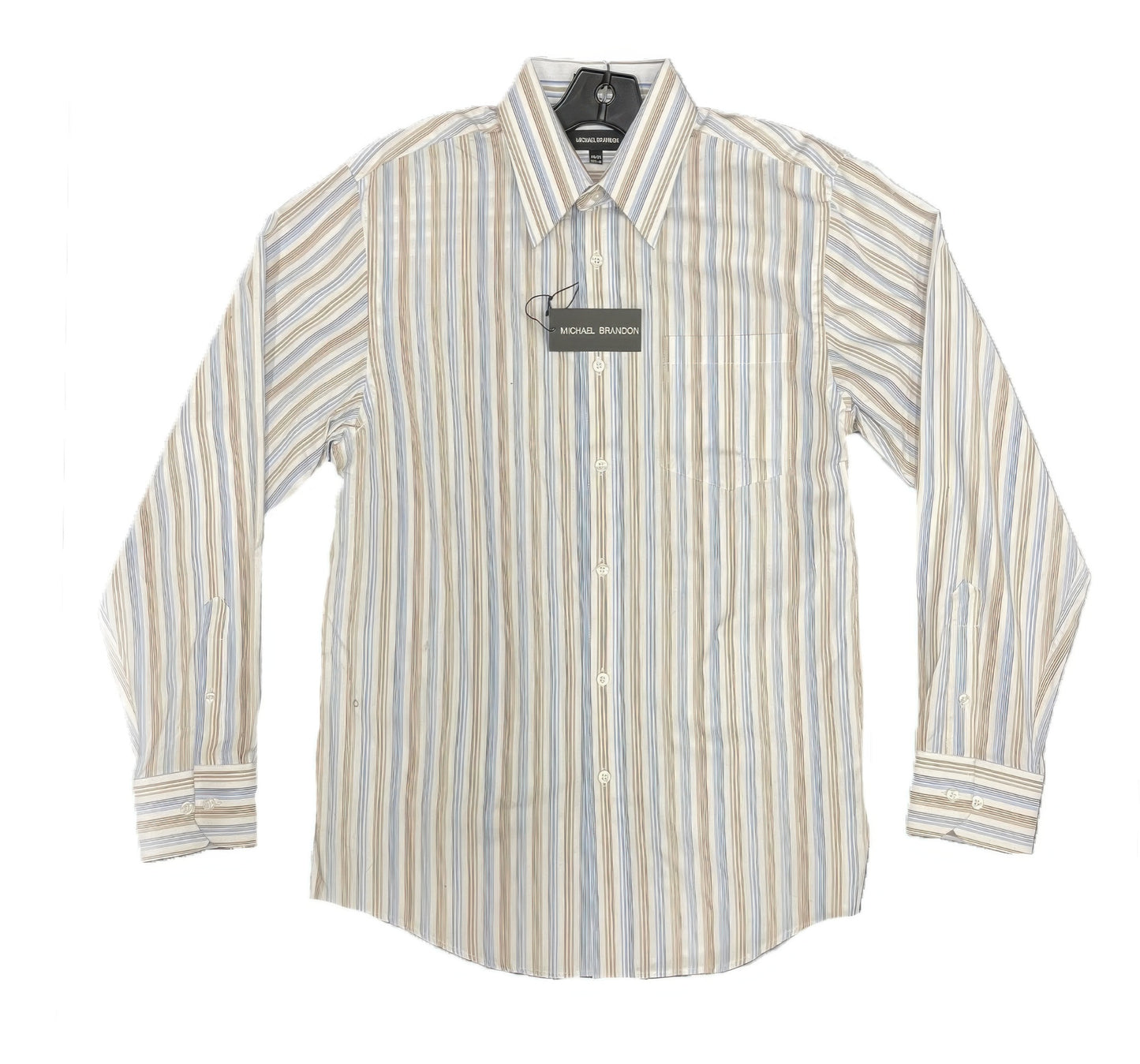 New Arrival – Michael Brandon Long Sleeve Striped Shirt – New Arrival Now Live