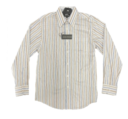 New Arrival – Michael Brandon Long Sleeve Striped Shirt – New Arrival Now Live