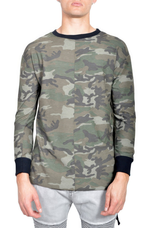 New Arrival – Mens Casual Long Sleeve Camo T-shirt Tops – New Arrival Now Live