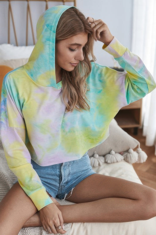 New Arrival – Tie Dye Crop Loose Pullover Hoodie – New Arrival Now Live