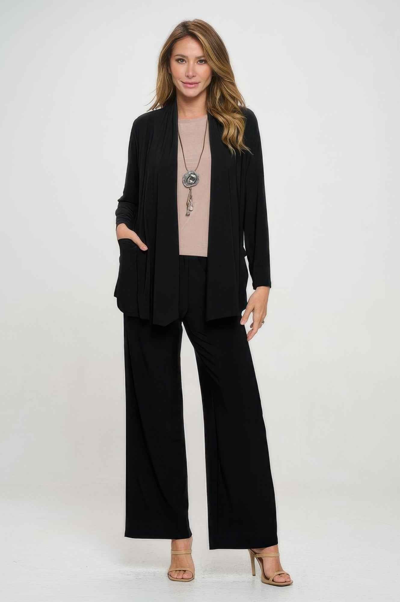 Pocket Draped Cardigan