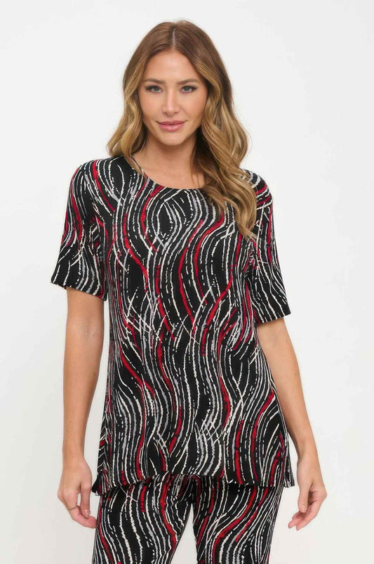 Print Bns Capri Pants Set