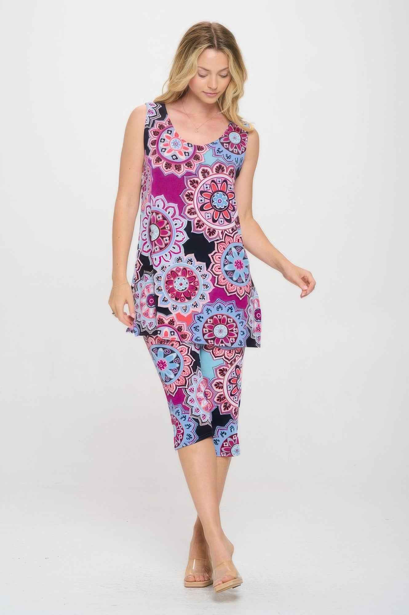 Bns Tank Capri Pants Set