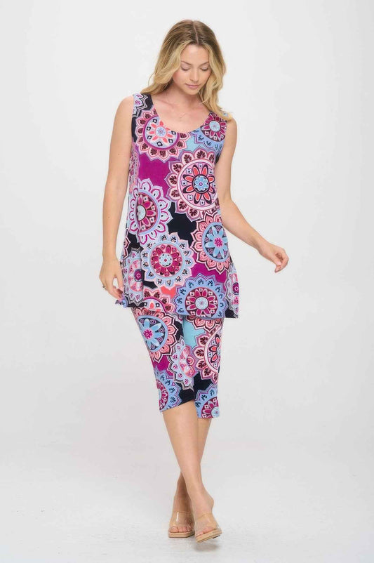 Bns Tank Capri Pants Set