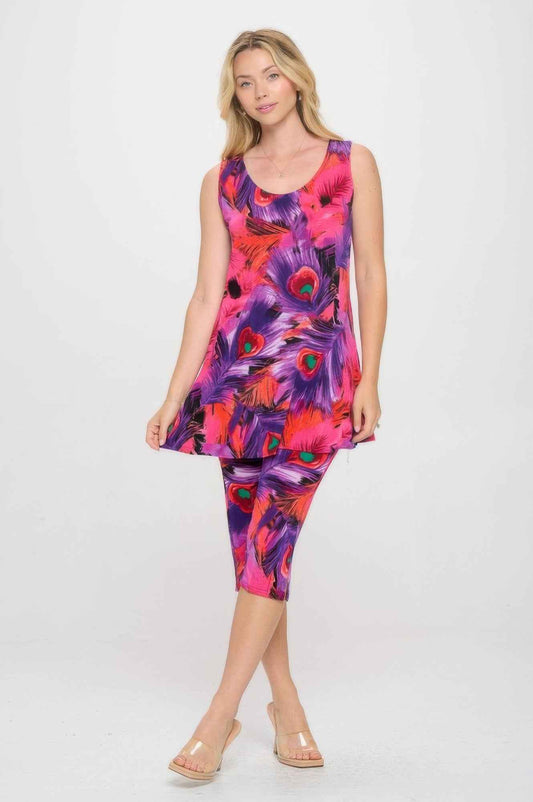 Bns Tank Capri Pants Set