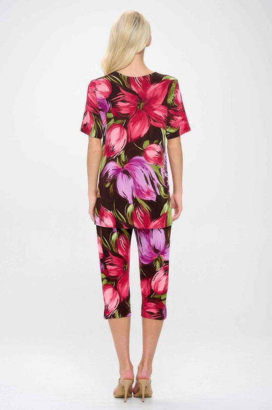 Print Bns Capri Pants Set