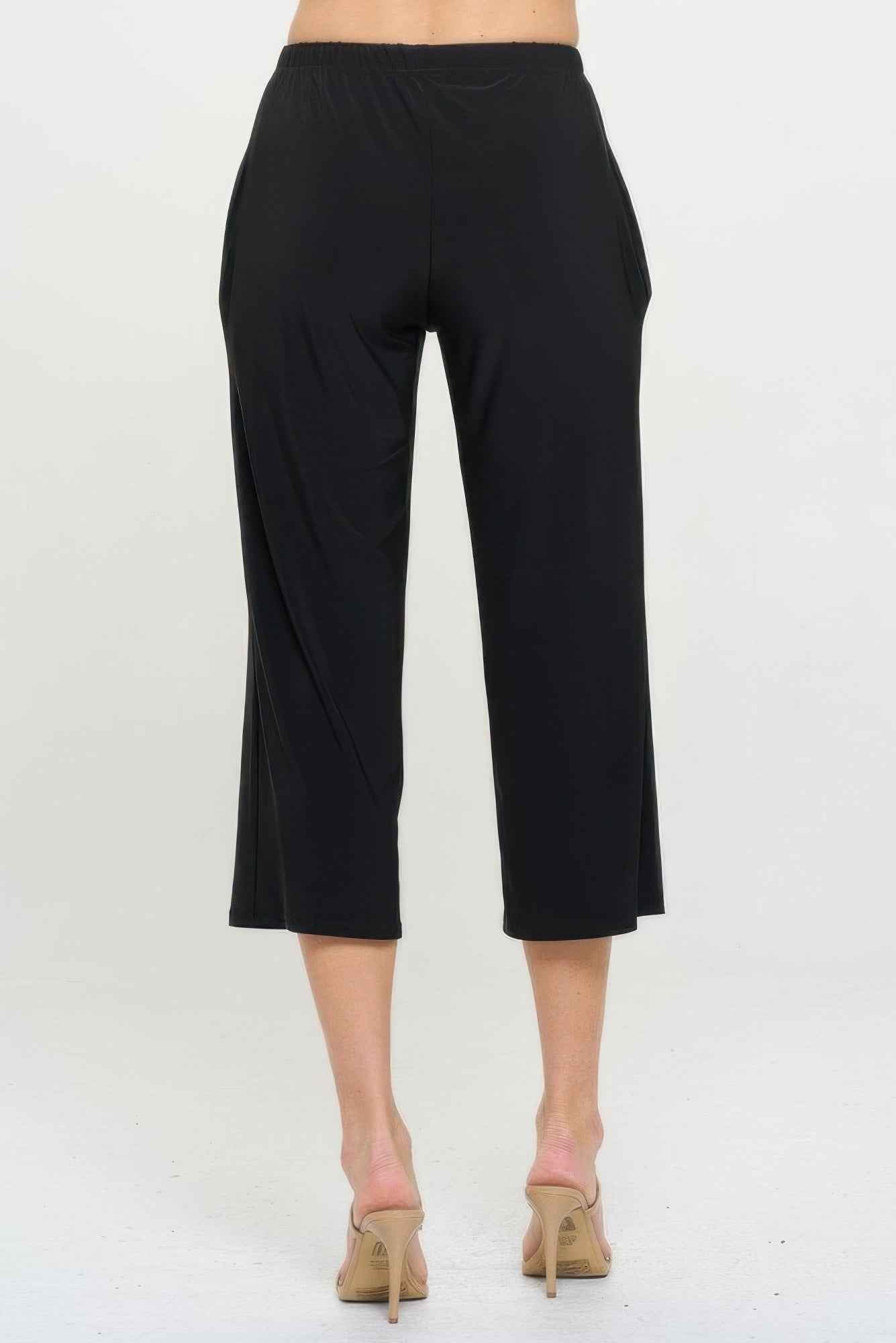 Hit Wide Leg Ankle Length Pants