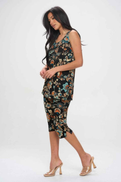 Bns Tank Capri Pants Set