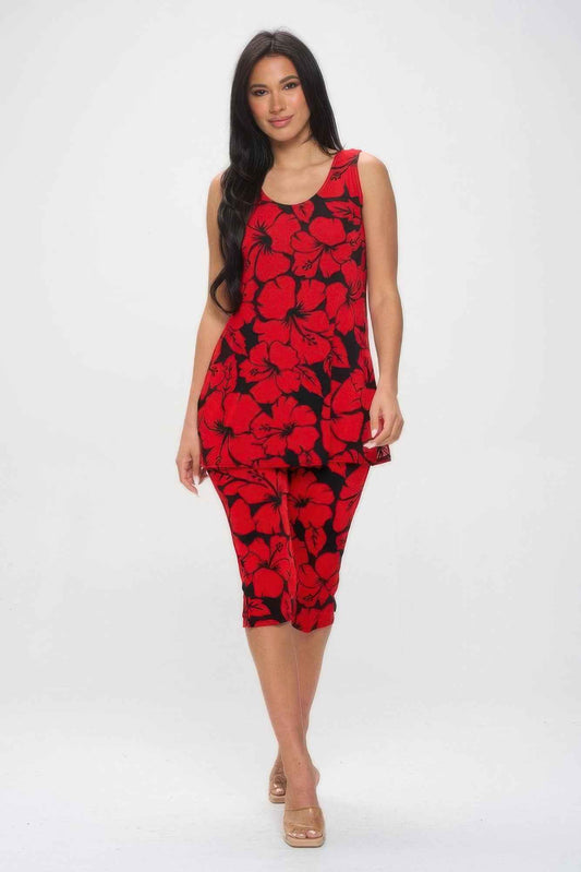 Bns Tank Capri Pants Set