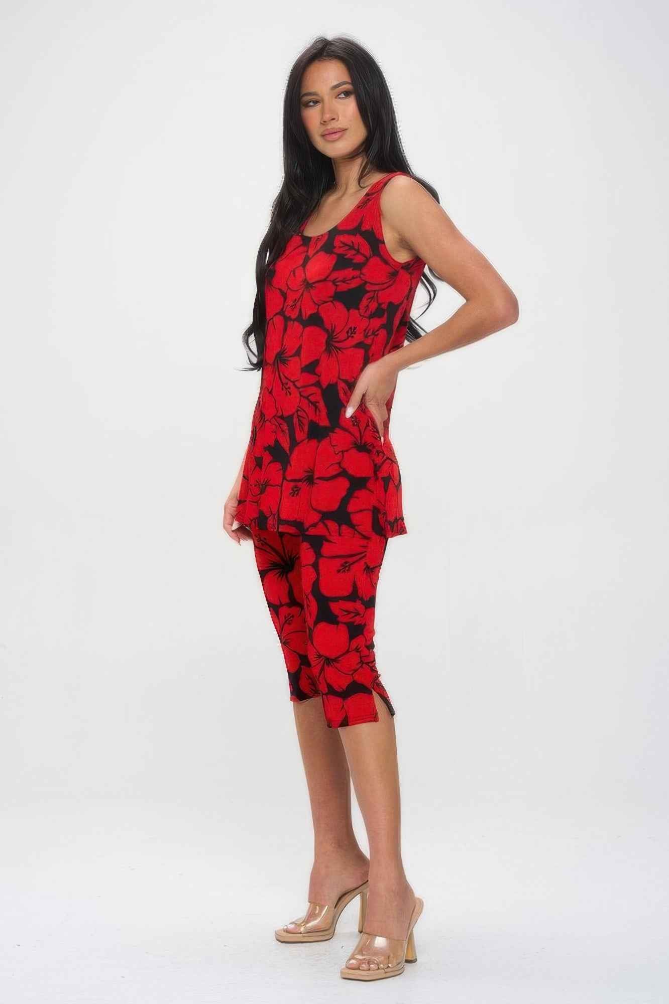 Bns Tank Capri Pants Set